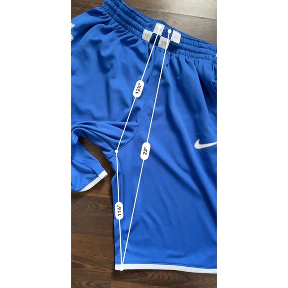Nike Dri-Fit Authentic Kentucky Wildcats Basketball Shorts Men's M NCAA Blue - Picture 9 of 11